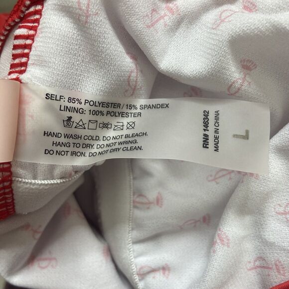 Juicy Couture Swimsuit Size L Colorblock One Piece Red Blue Scoop Back Strappy - Picture 11 of 16